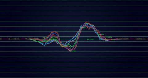 Dynamic Data Analysis Visualization with Colorful Graphs - Download Free Stock Images Pikwizard.com