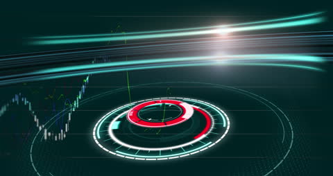 Dynamic Digital Radar with Futuristic Data Visualizations