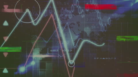 Glitching Financial Data and Global Connections Interface