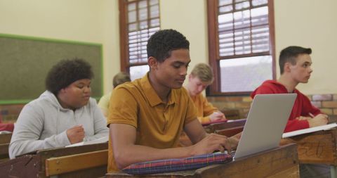 Diverse High School Students Engaged in Classroom Learning - Download Free Stock Images Pikwizard.com