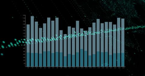 Digital Financial Graphs on Dark Background Highlighting Global Economy Trends - Download Free Stock Images Pikwizard.com