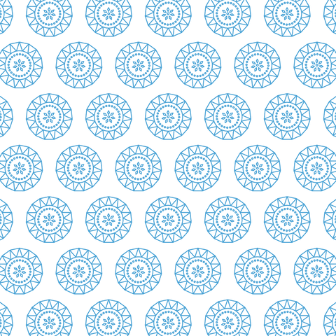 Blue Rosette Circular Patterns on Transparent Background - Download Free Stock Videos Pikwizard.com