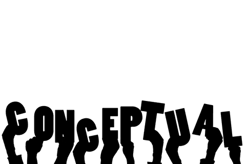 Transparent hands sharing creative ideas with text overlay