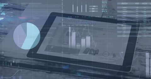 Digital Financial Data Analysis on Tablet - Download Free Stock Images Pikwizard.com