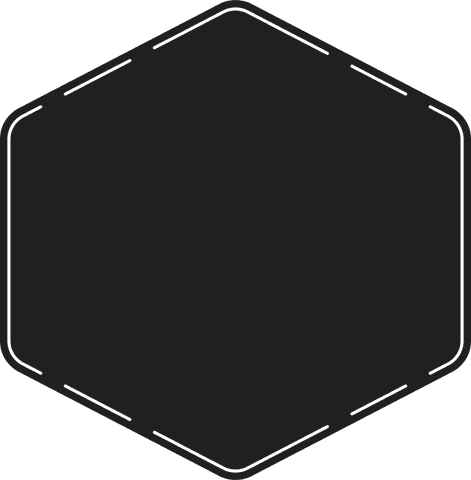 hexagonal black badge on transparent background - Download Free Stock Videos Pikwizard.com