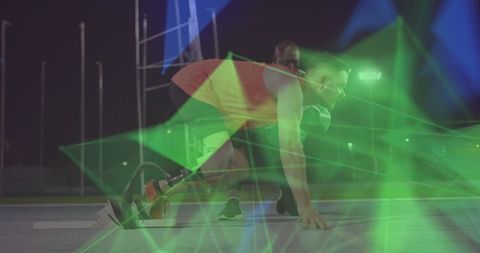 Disabled runner training with technology inspiration