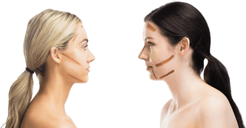 transparent background of women applying contouring makeup - Download Free Stock Videos Pikwizard.com