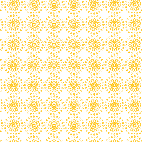 seamless yellow rosettes pattern on transparent background - Download Free Stock Videos Pikwizard.com