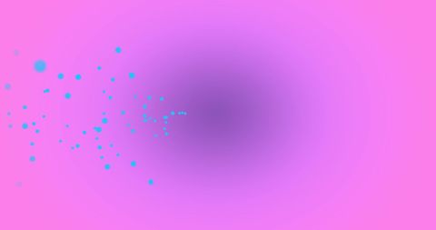 Abstract Gradient Background with Blue Dots on Purple