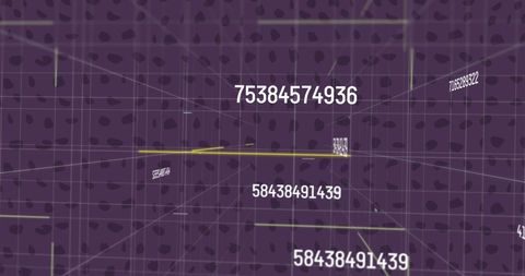 Futuristic Data Processing Display with Dynamic Numbers - Download Free Stock Images Pikwizard.com