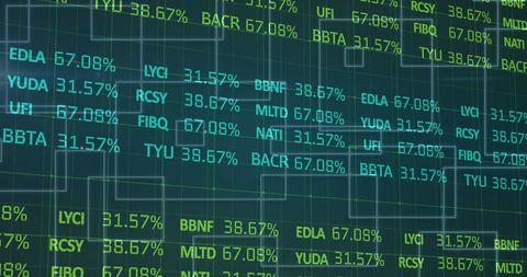 Financial Data Display on Digital Interface - Download Free Stock Images Pikwizard.com