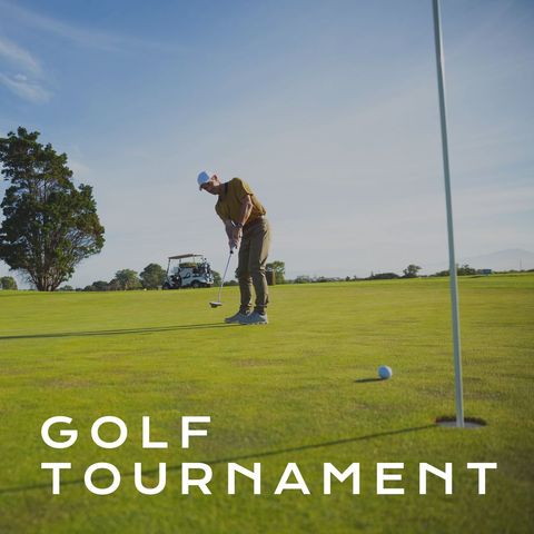 Focus and precision in a golf tournament setting