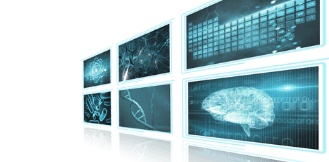 Transparent Digital Screens Displaying Science Data Illustrations - Download Free Stock Videos Pikwizard.com