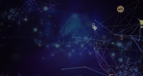 Abstract Network and Technology Digital Connection Concept