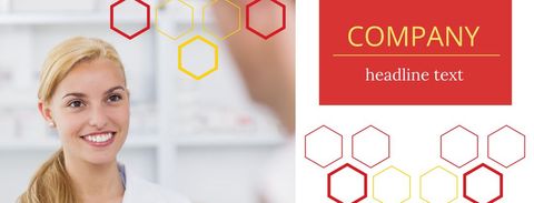 Professional Corporate Template Featuring Smiling Woman - Download Free Stock Templates Pikwizard.com