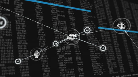 Global Network Connections with Data Analytics Visualizations