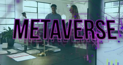 Metaverse Overlay Enhancing Open-Plan Office Team Collaborating on Virtual-Enabled Workspace