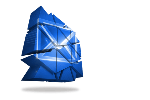 3d abstract email notification icon on transparent background - Download Free Stock Videos Pikwizard.com