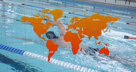 Competitive Swimmer Training with Data Technology Interface