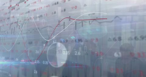 Abstract Financial Data Analysis with Business Colleagues - Download Free Stock Images Pikwizard.com