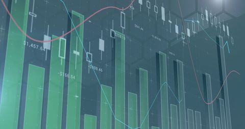 Digital Interface for Financial Data Processing and Global Business - Download Free Stock Images Pikwizard.com