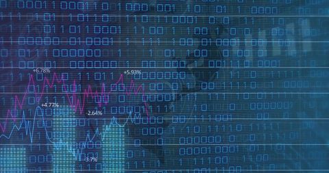 Financial Data Integration with Digital Interface Overlay - Download Free Stock Images Pikwizard.com
