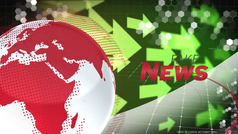 Globe and Arrows Illustrating Fake News in Digital World