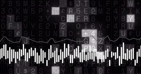 Financial Data Visualized with Bar and Line Graphs on Dynamic Background - Download Free Stock Images Pikwizard.com