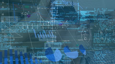 Virtual Reality and Data Processing Technology Concept