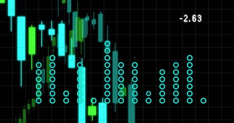 Dynamic Digital Data Visualization of Financial Trends - Download Free Stock Images Pikwizard.com
