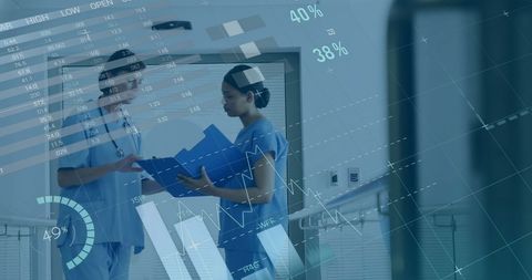 Doctor Collaboration with Technology Data Overlay in Hospital