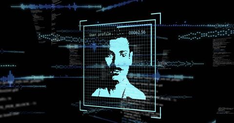 Futuristic Digital User Profile Analysis - Download Free Stock Images Pikwizard.com