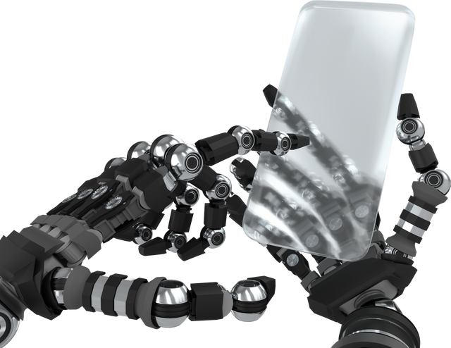 Robotic Hand Showing Transparent Smartphone Technology Concept - Download Free Stock Videos Pikwizard.com