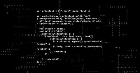 digital code snippets on dark background - Download Free Stock Images Pikwizard.com