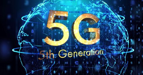 5G Global Network Technology Concept with Digital Globe - Download Free Stock Images Pikwizard.com