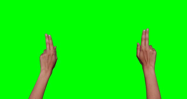 Female Hands Crossing Fingers with Green Background - Download Free Stock Images Pikwizard.com