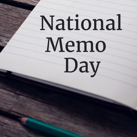 national memo day celebration with notebook - Download Free Stock Templates Pikwizard.com