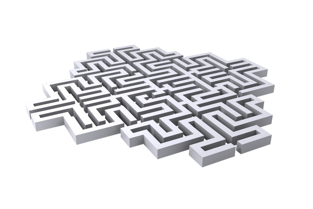 3D Labyrinth Transparent Background Digital PNG Illustration - Download Free Stock Videos Pikwizard.com