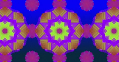 Vibrant Kaleidoscope Patterns in Continuous Dynamic Loop - Download Free Stock Images Pikwizard.com