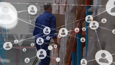 Warehouse Worker with Conceptual Network Overlay