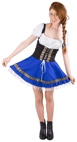 woman in traditional alpine dress on transparent background - Download Free Stock Videos Pikwizard.com