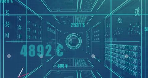 Futuristic Data Analysis with Digital Interface Displays - Download Free Stock Images Pikwizard.com