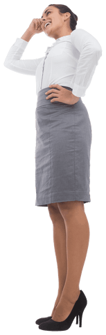 caucasian businesswoman confidently standing transparent background - Download Free Stock Videos Pikwizard.com
