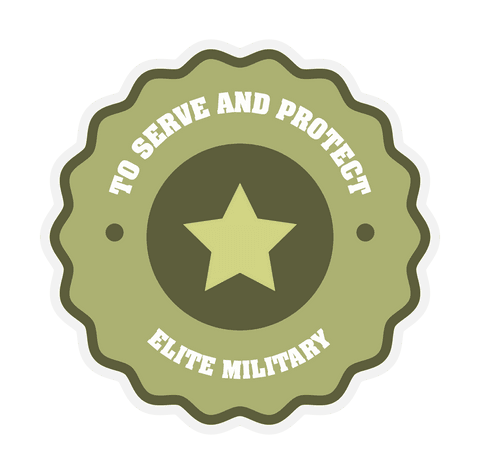 transparent elite military badge design with star - Download Free Stock Videos Pikwizard.com
