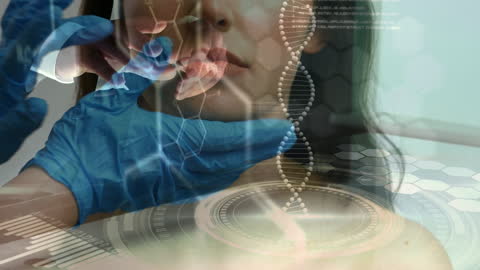 DNA Science Overlay on Healthcare and Technology