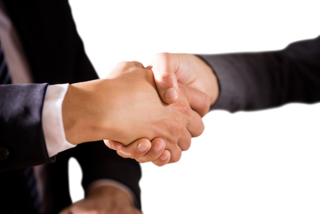 Transparent Handshake Between Corporate Business People - Download Free Stock Videos Pikwizard.com