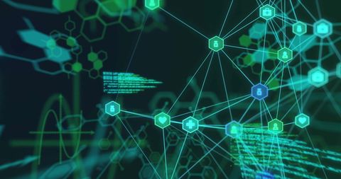 Futuristic Digital Connections with Data Representations - Download Free Stock Images Pikwizard.com