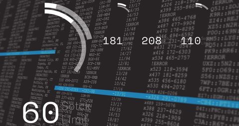 Digital Financial Data Processing on Screen Concept - Download Free Stock Images Pikwizard.com