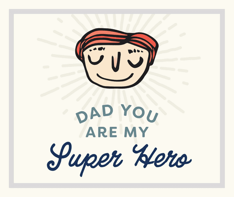Transparent Father's Day Card Design with Heroic Dad Illustration - Download Free Stock Videos Pikwizard.com
