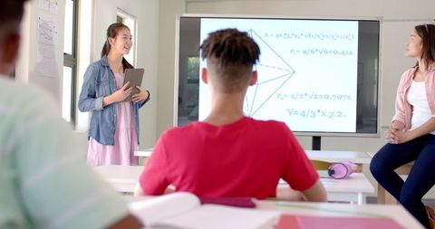 Engaging high school math class with collaborative learning